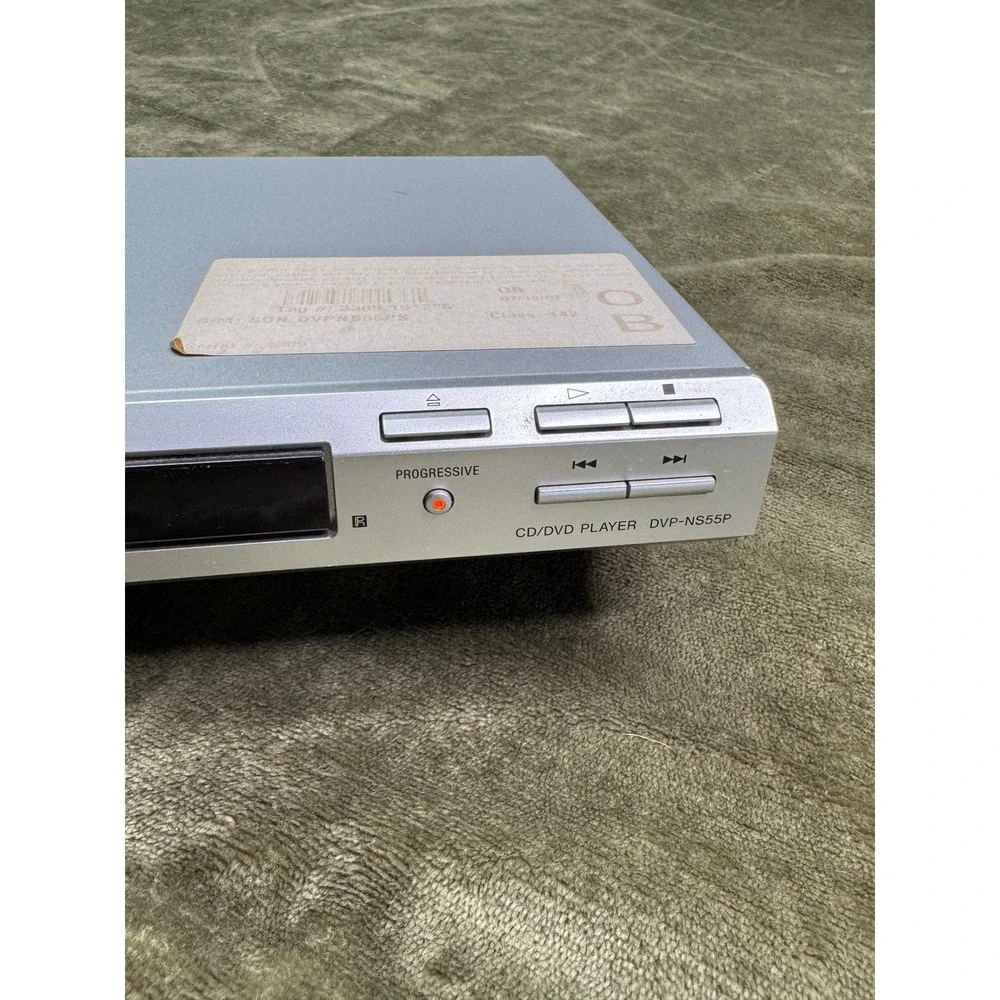 Sony DVP-NS55P CD DVD Player Silver Precision Cinema Progressive with Remote